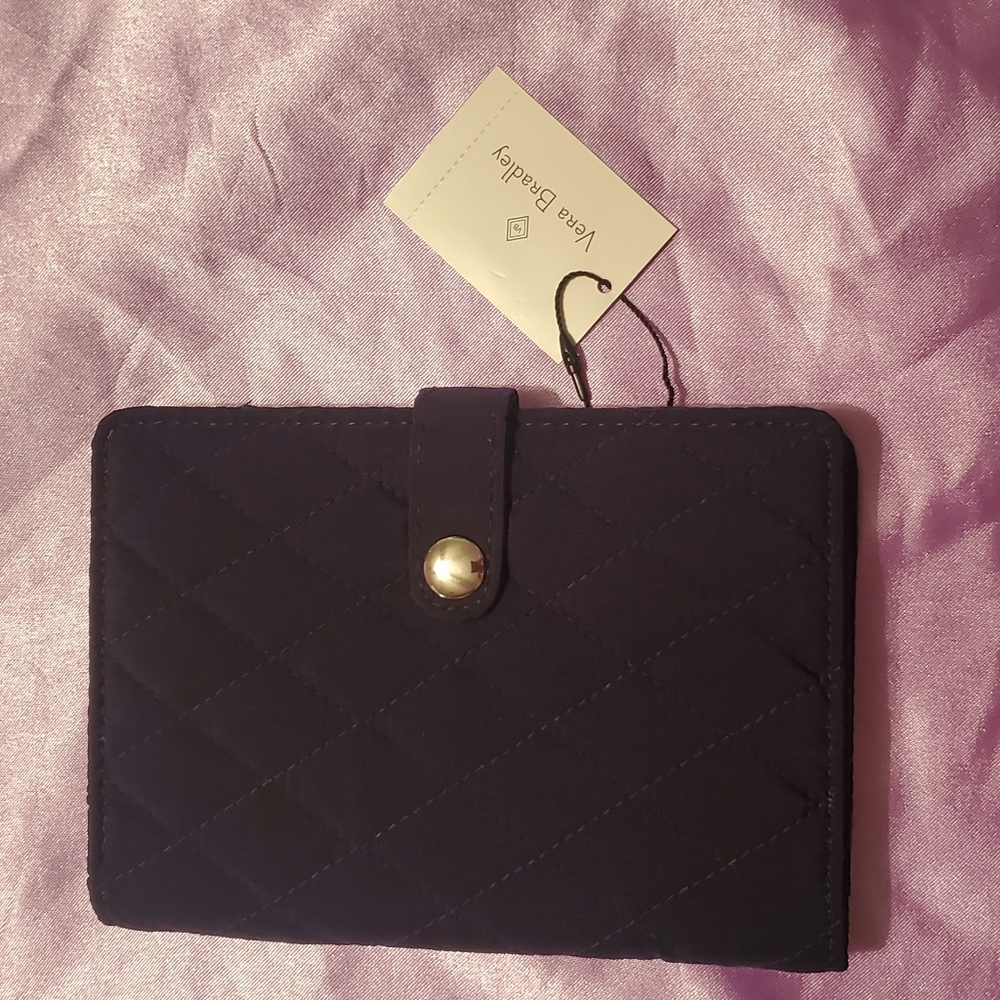 Vera Bradley Travel Wallet (Classic Navy)